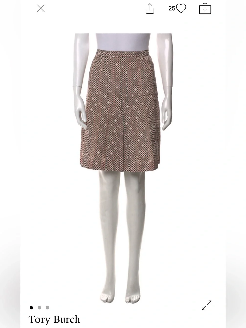 Tory Burch Printed Skirt // size 12